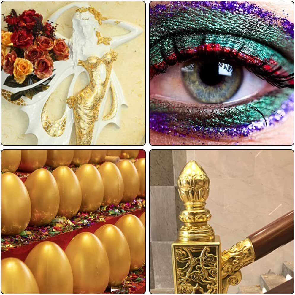 Gold Leaf Sheets for DIY Crafting Decoration