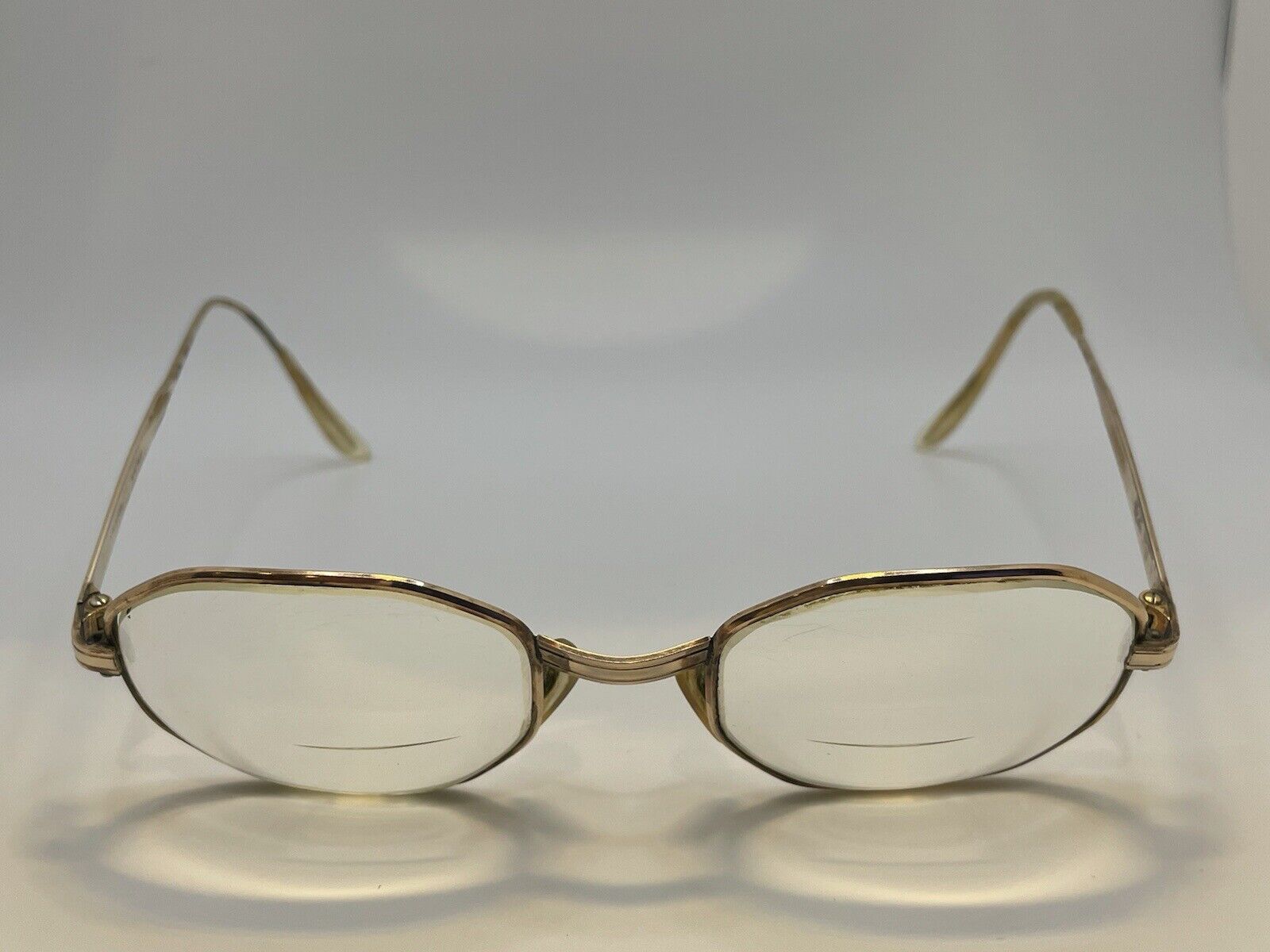 Vintage Gold Plated Octagon Readers by Safilo