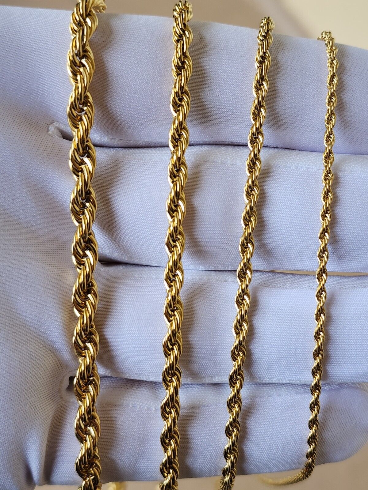 Gold-plated Stainless Steel Rope Chain