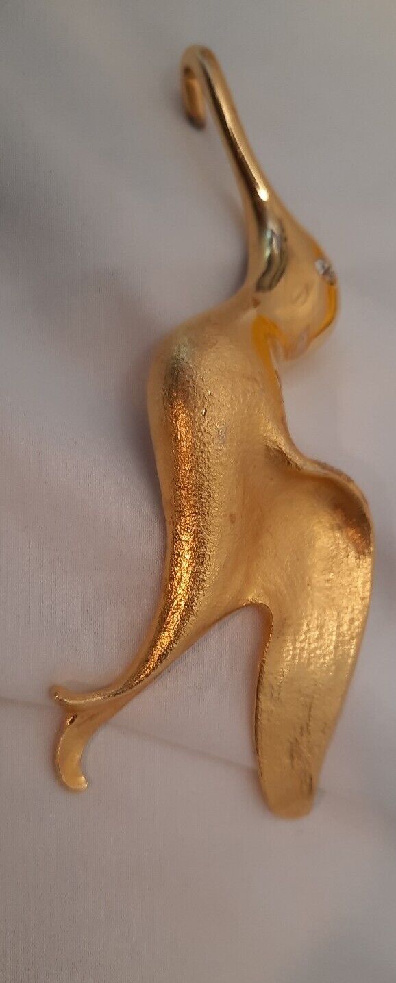 1983 Christopher Ross Hummingbird Buckle - Gold Plated