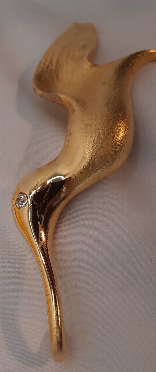 1983 Christopher Ross Hummingbird Buckle - Gold Plated