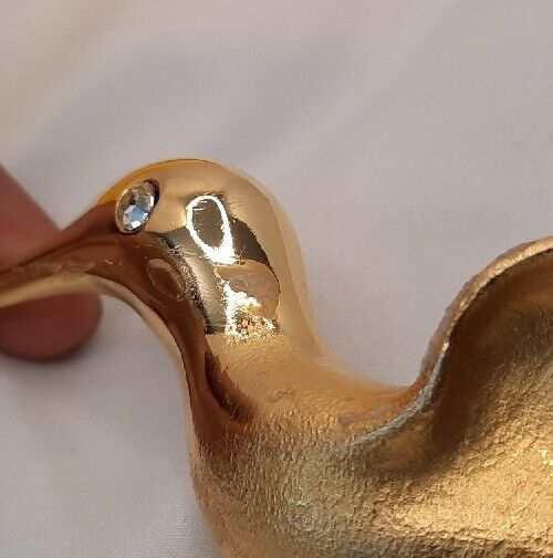 1983 Christopher Ross Hummingbird Buckle - Gold Plated