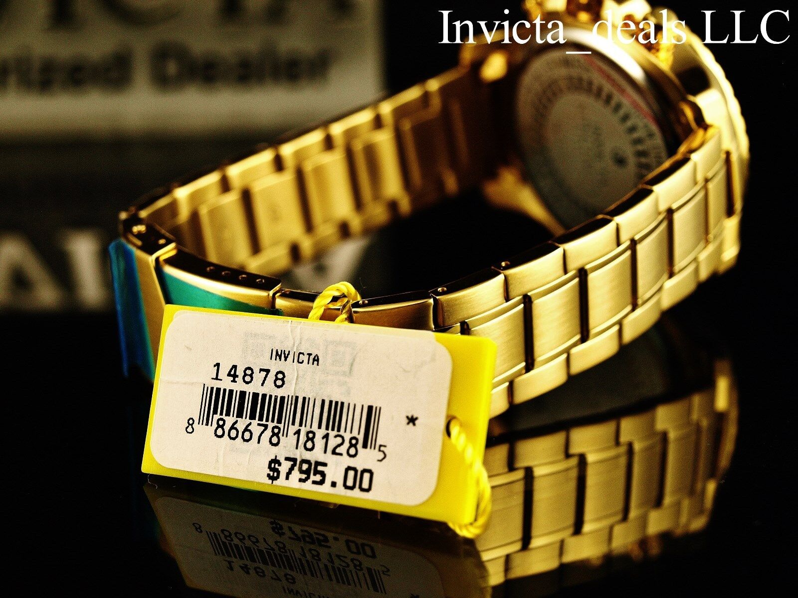 Invicta Men's Gold Plated Chronograph Watch
