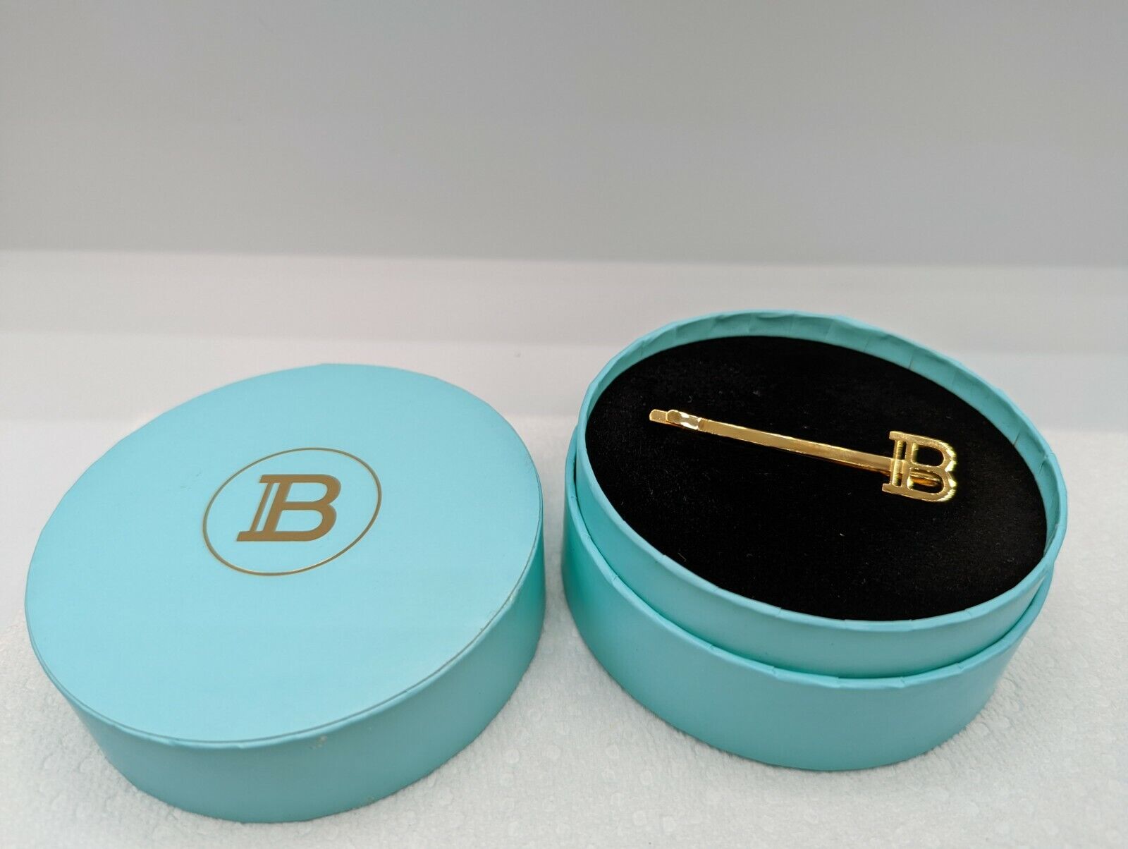 Balmain Paris Hair Slide B SS21 Pin 18k Gold Plated Les Accessories Hair Clip