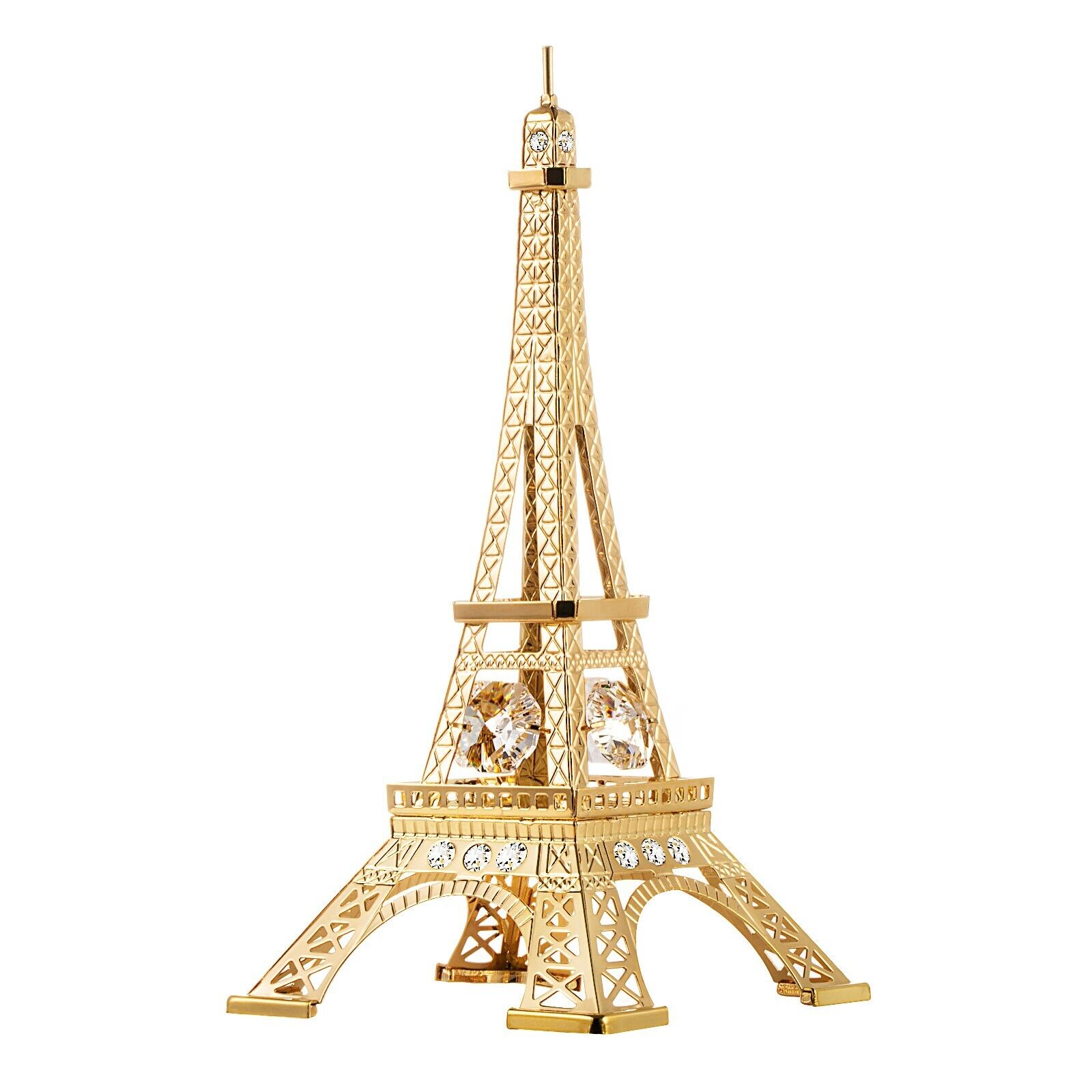 Swarovski Crystal Eiffel Tower in 24K Gold