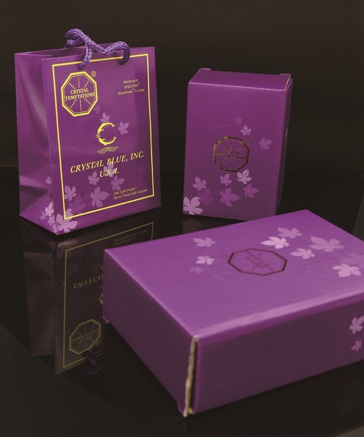 Swarovski Crystal Globe Figurine in Gold