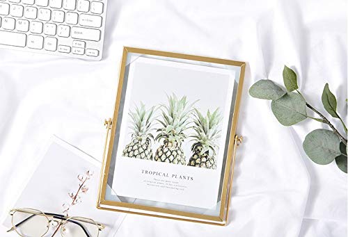 Gold Metal Geometric Picture Frame Set (3pcs)