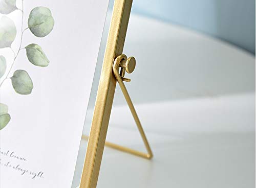 Gold Metal Geometric Picture Frame Set (3pcs)