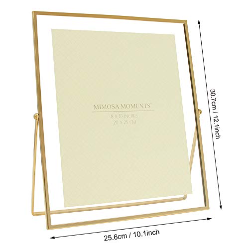 Gold Metal Floating Frame (Gold, 8x10)