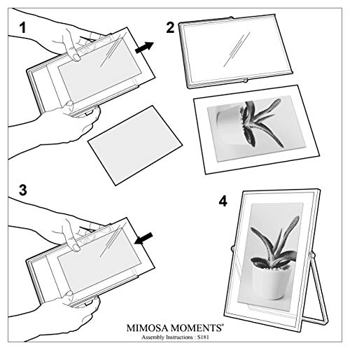 Gold Metal Floating Frame (Gold, 8x10)