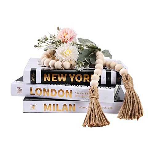 Gold Travel Themed Decorative Book Set