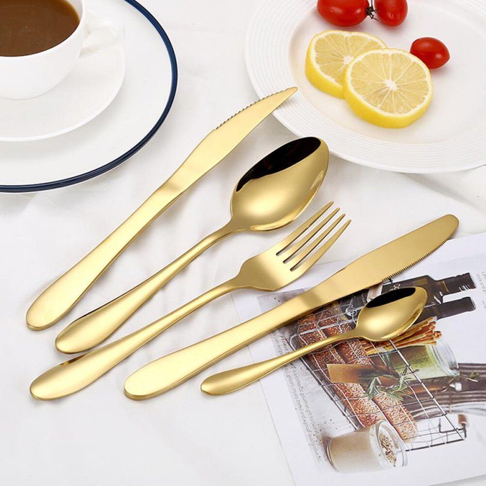 Rainbow Stainless Steel Flatware Set (4 pieces)