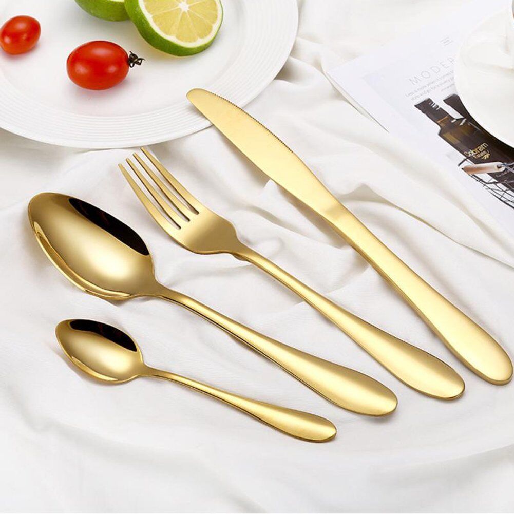 Rainbow Stainless Steel Flatware Set (4 pieces)