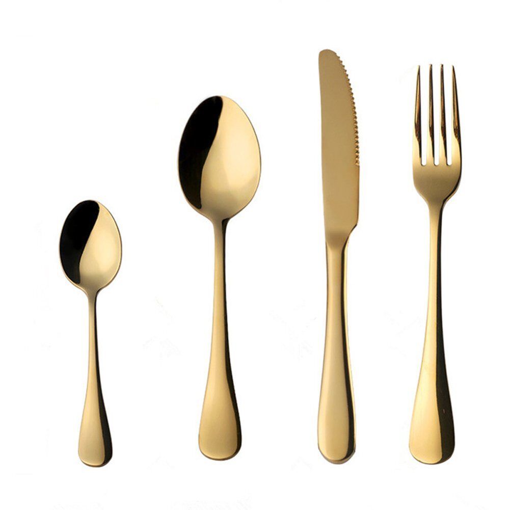 Rainbow Stainless Steel Flatware Set (4 pieces)