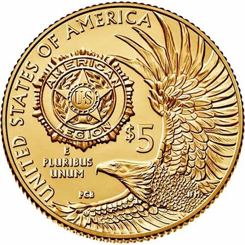 $5 US Mint Commemorative Gold Coin (BU or Proof)