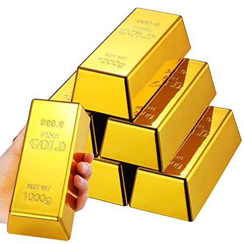 Golden Brick Bullion Replica for Decoration and Costumes