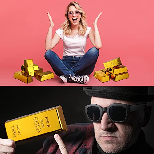 Golden Brick Bullion Replica for Decoration and Costumes