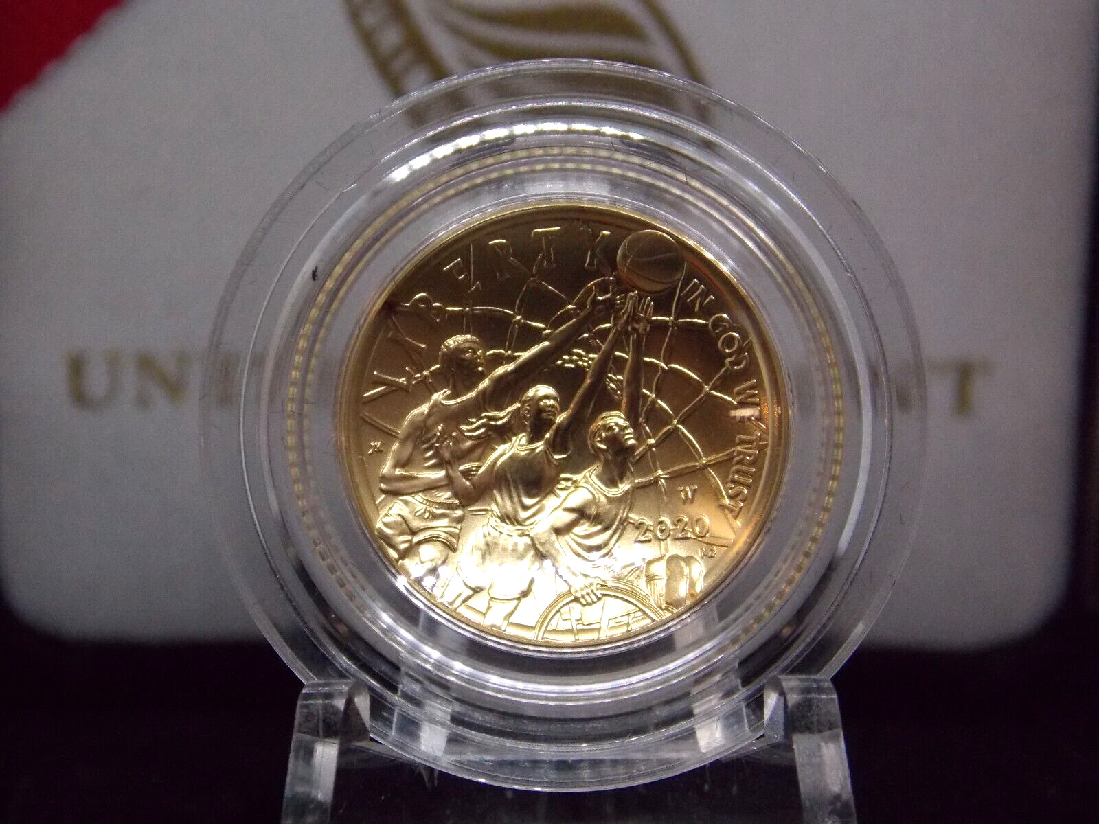 2020 "W" $5 Basketball Hall of Fame Gold Coin