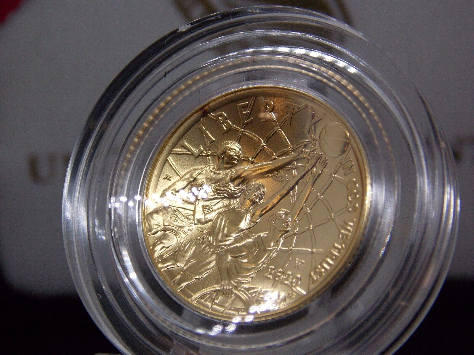 2020 "W" $5 Basketball Hall of Fame Gold Coin