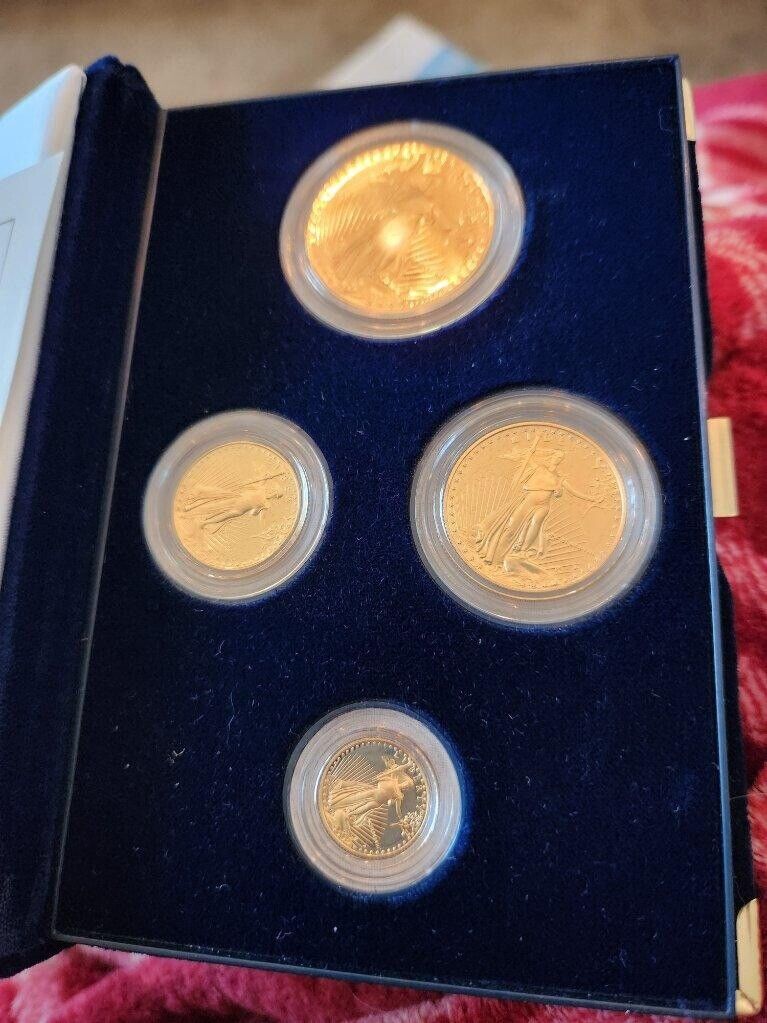 1988 American Eagle Gold Proof Set with COA