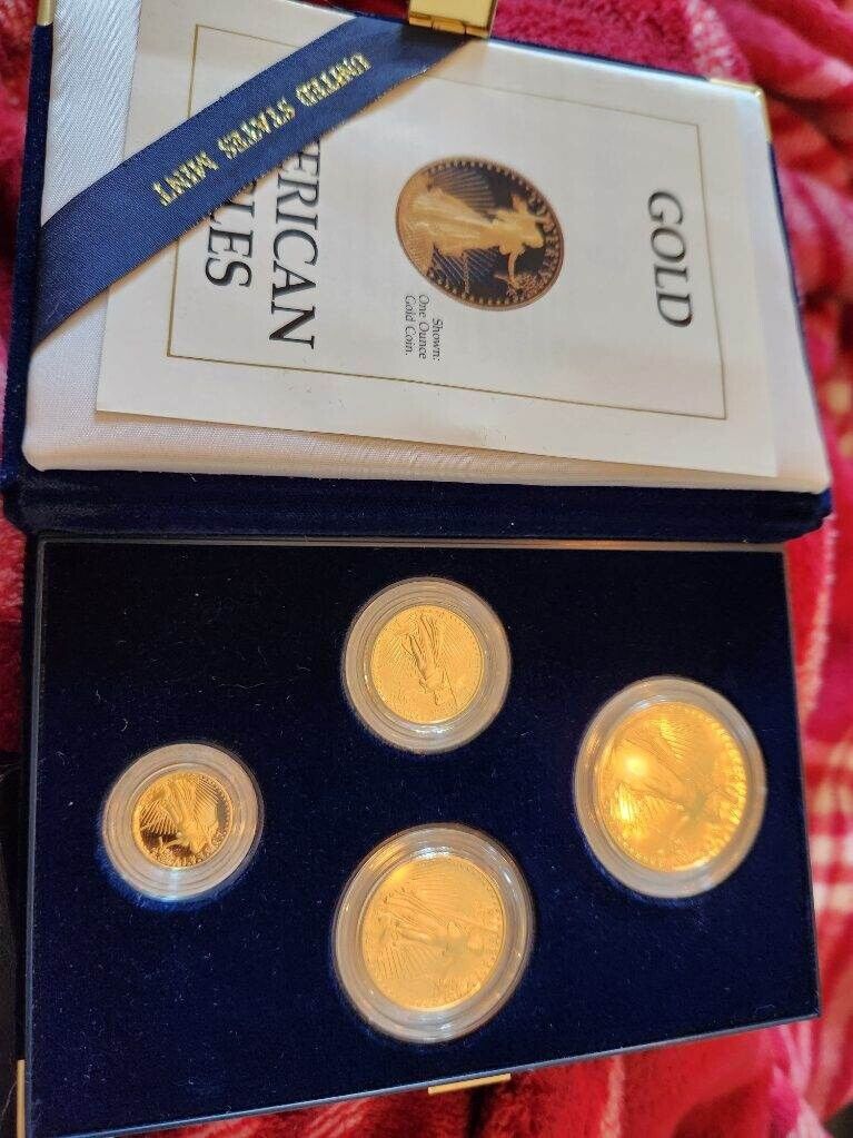 1988 American Eagle Gold Proof Set with COA