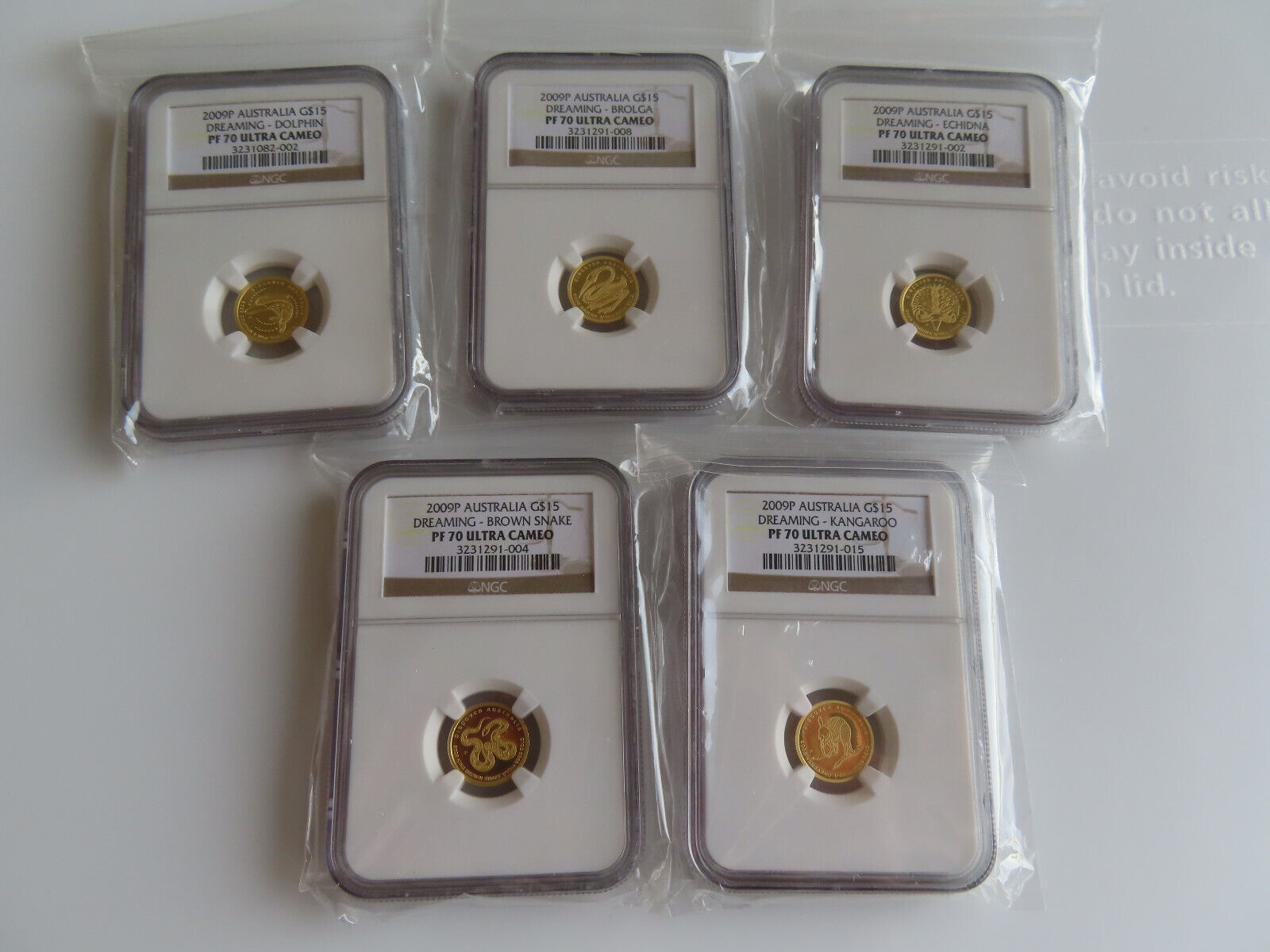 2009 NGC PF70 Australia Dreaming G$15 Half-Oz Gold