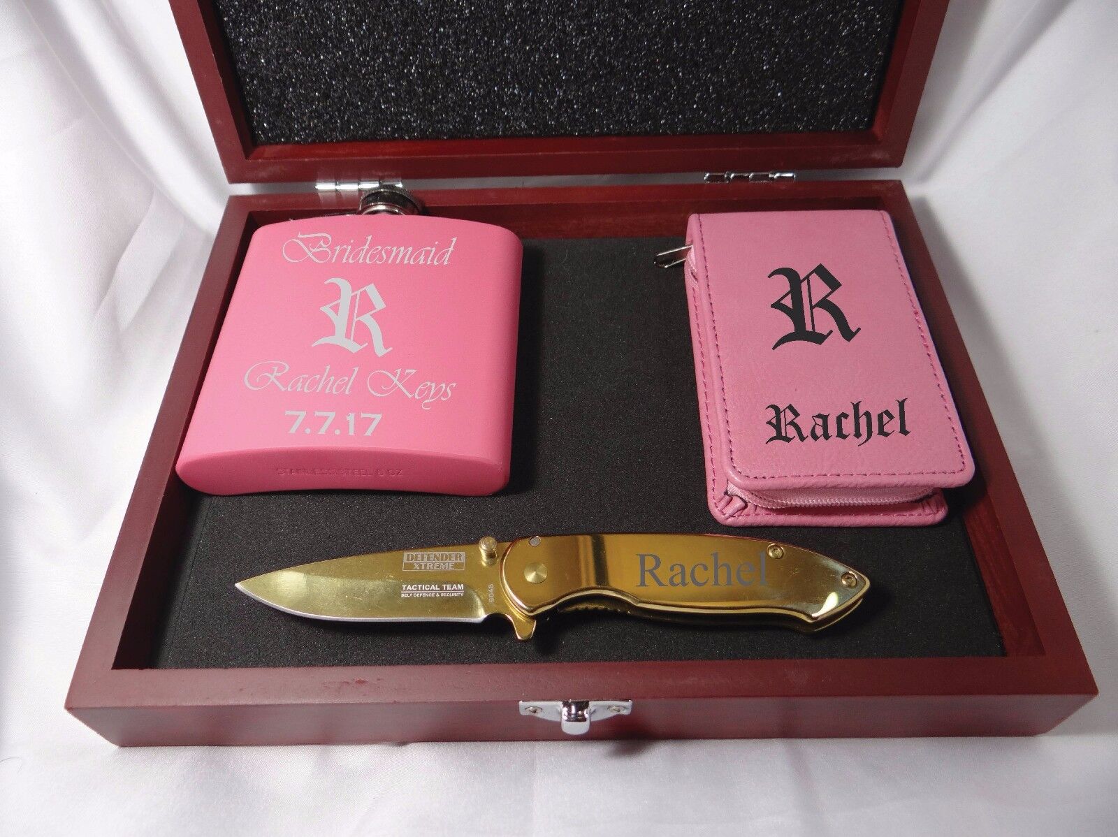 Gold Bridesmaid & Maid of Honor Gift Sets