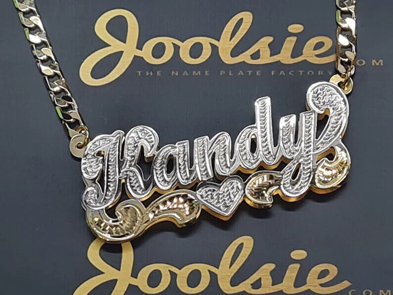Customized Dual-Plated Name Necklace