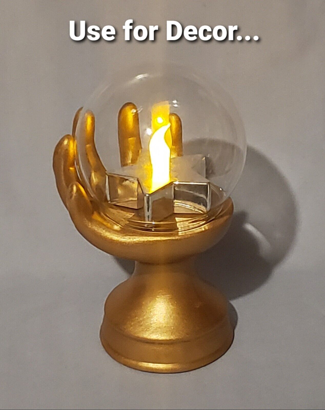 Gold Hand with Glass Dome (18 Sets) Wedding & Party Favors
