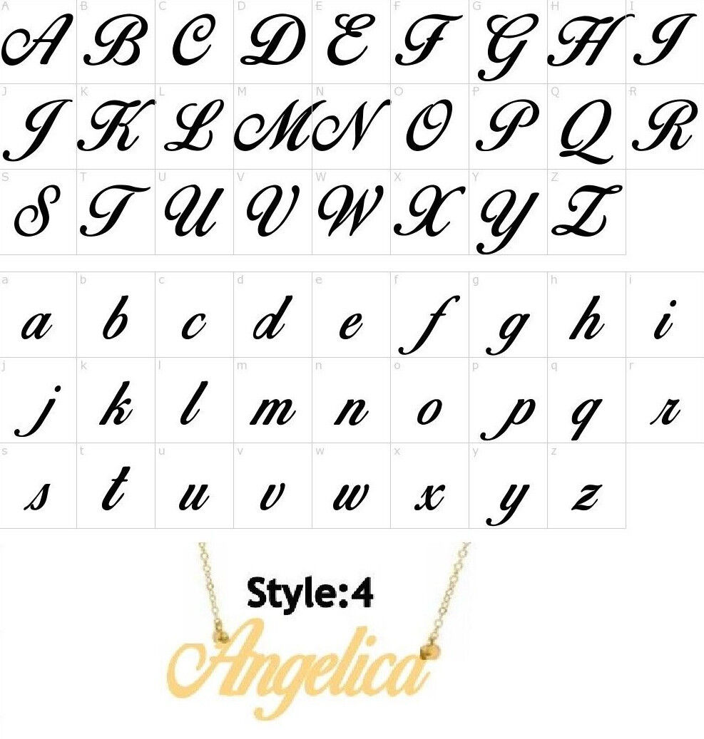 Custom Gold Name Necklace - Any Style, Any Name