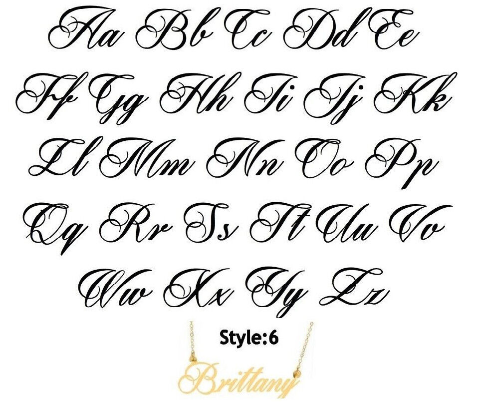 Custom Gold Name Necklace - Any Style, Any Name