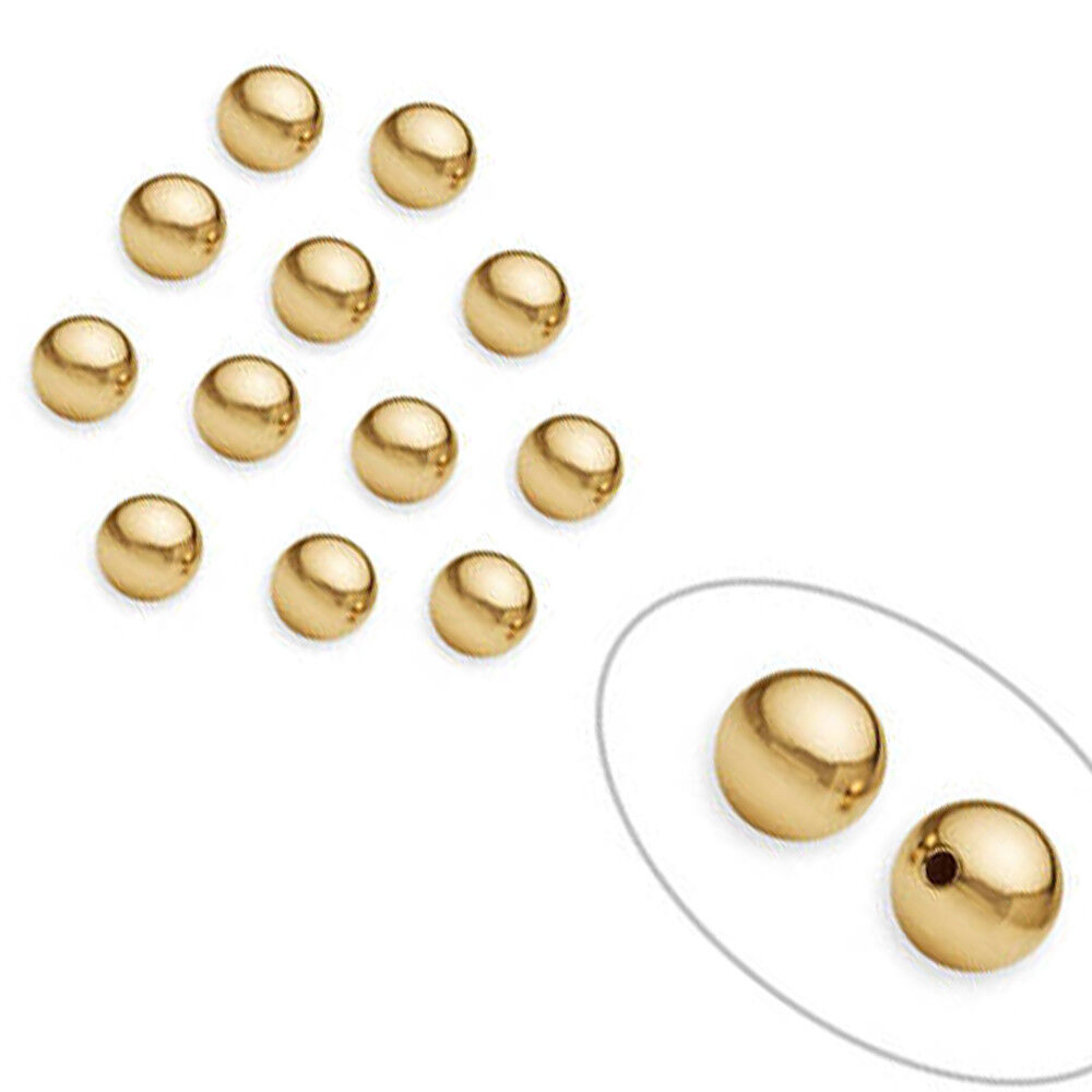 14K Yellow Gold Filled Seamless Beads