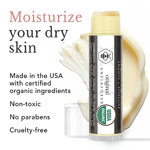 Organic Beeswax Lip Balm Pack