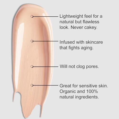 Organic Vegan Liquid foundation, Latte