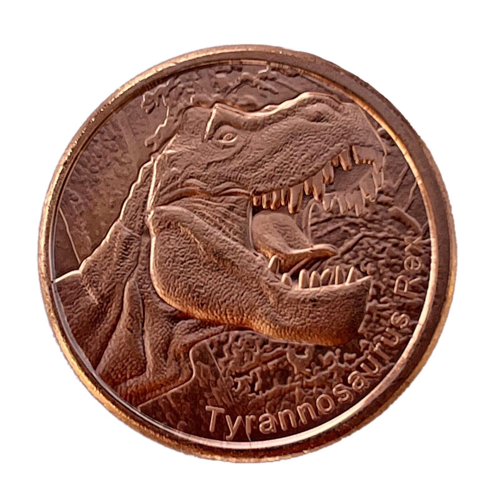 Tyrannosaurus Rex Copper Round - 1 oz