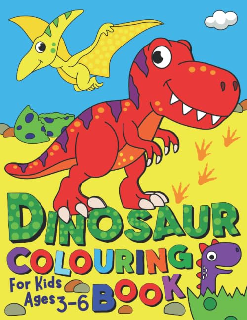 Silly Bear Dino Colouring Book: Ages 3-6 (UK)