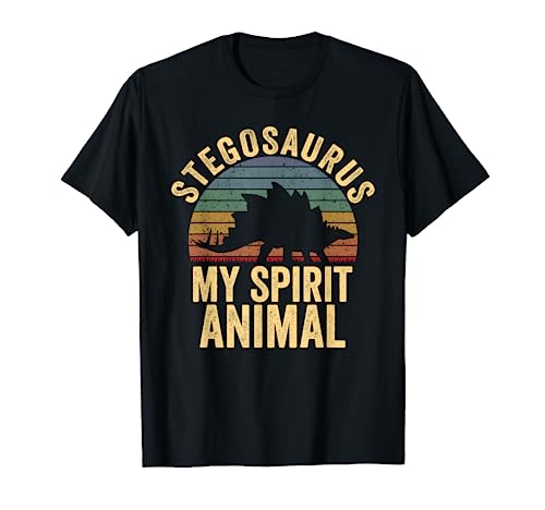 Stegosaurus Spirit Animal Tee for Dino Fans
