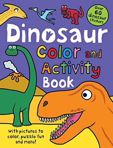 Dinosaur Activity Book with Stickers and Puzzles
