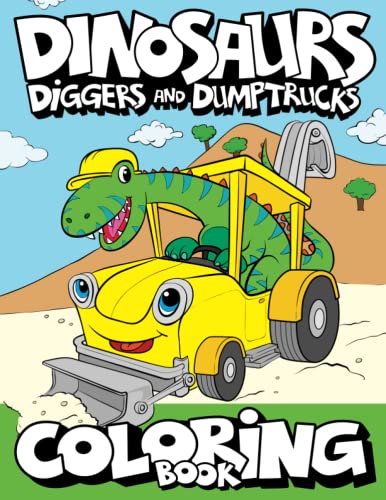 Dino Construction Coloring Fun for Kids