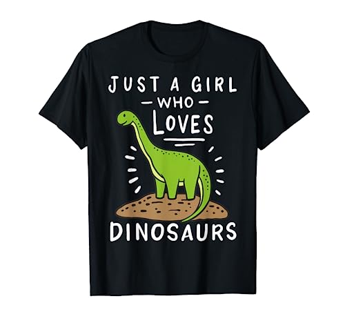 Girl Who Loves Brachiosaurus T-Shirt