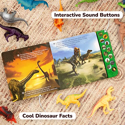 Interactive Dinosaur Sound Book & Toy Set