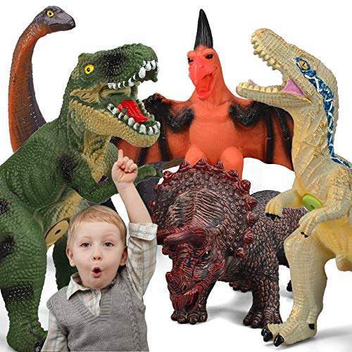 6 Large Dinosaur Toys for Kids & Toddlers