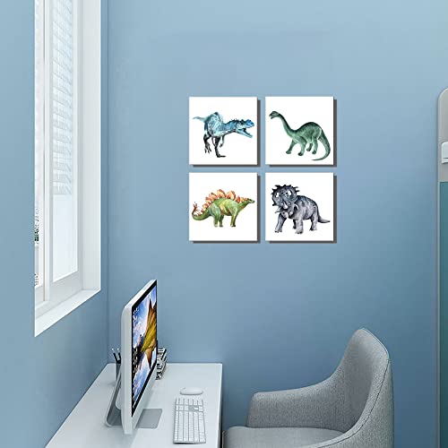 Watercolor Dinosaur Wall Art for Kids' Bedroom