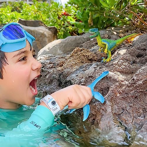 Schleich Dinosaurs, Jurassic Era Dinosaur Toys for Boys and Girls, Velociraptor ToyFigurine with Moving Jaw, Ages 4+