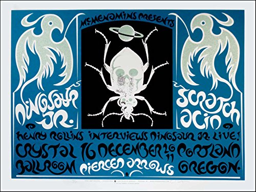 Hand-Signed Dinosaur Jr Poster by Gary Houston 2011