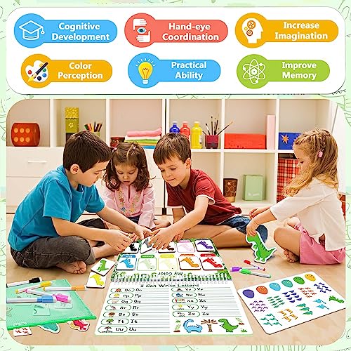 Dinosaur Busy Book for Preschool Learning