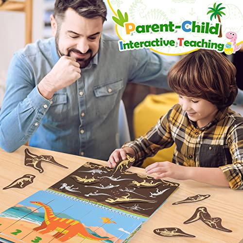 Dinosaur Montessori Busy Book for Toddlers