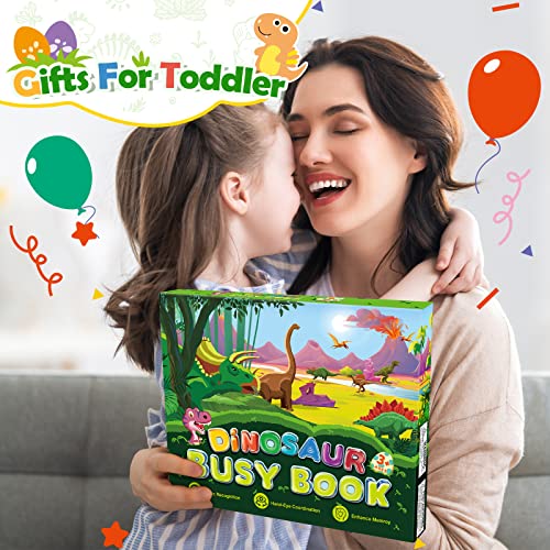 Dinosaur Montessori Busy Book for Toddlers