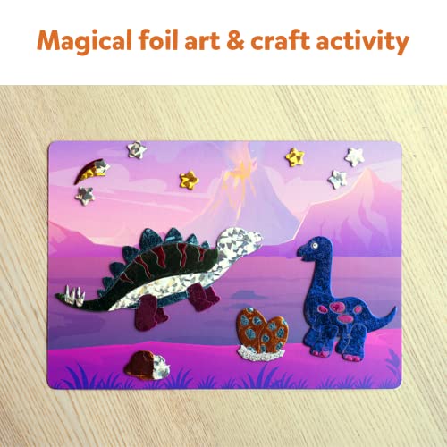 Dinosaur Foil Art Kit - 10 Sparkly Pictures