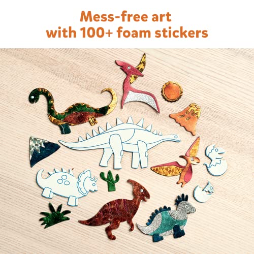 Dinosaur Foil Art Kit - 10 Sparkly Pictures